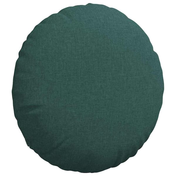 Sittkuddar 2 pcs Mörkgrön Ø50 x 19 cm tyg