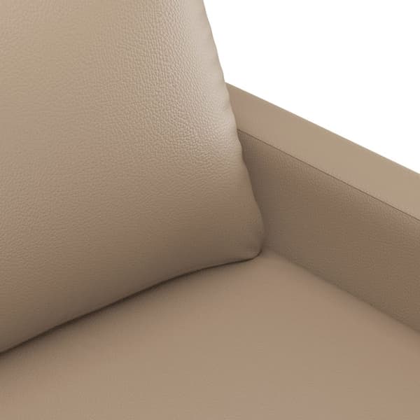 2-sitssoffa cappuccino 140 cm konstläder