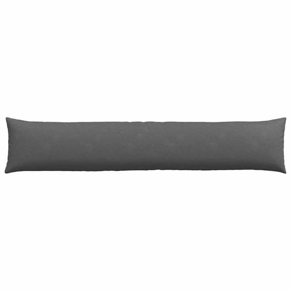 Sofakuddar 2 pcs Mörkgrå 200 x 40 cm Kordread tyg