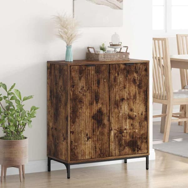 Sideboard Rökt ek 69,5 x 33 x 82 cm Konstruerat trä