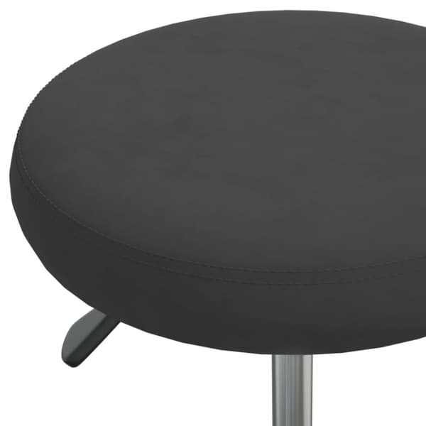 Massagepall sammet svart