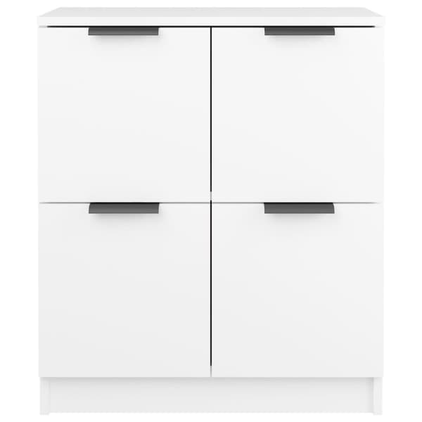 Skänk vit 60x30x70 cm konstruerat trä
