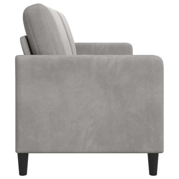 Soffa med förvaring Ljusgrå 172 x 78 x 87 cm Polyester