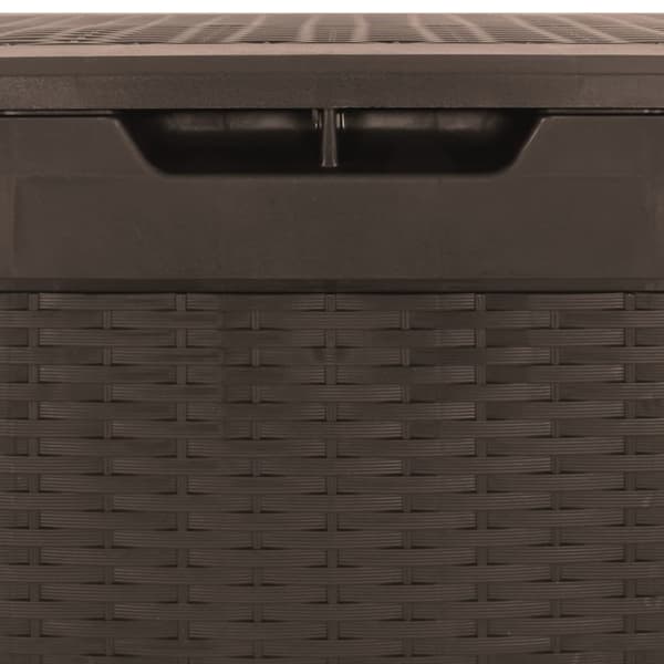 Dynbox brun 119x48x60 cm polypropen