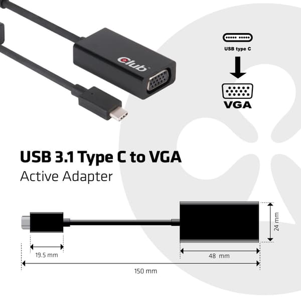 Club 3D - extern videoadapter