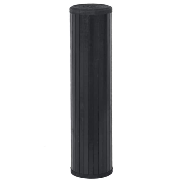 Matta rektangulär svart 80x400 cm bambu