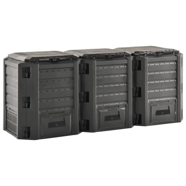Kompostlåda svart 1200 L