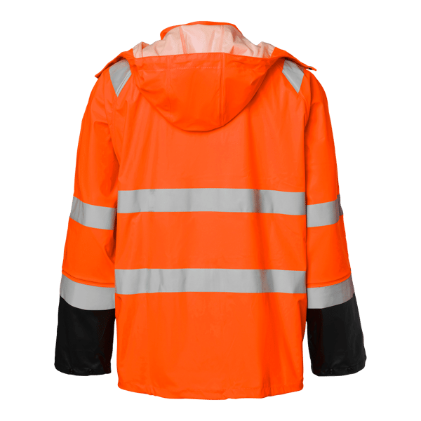 180 Rain Jacket Hi-Vis Fluorescent orange/black Unisex