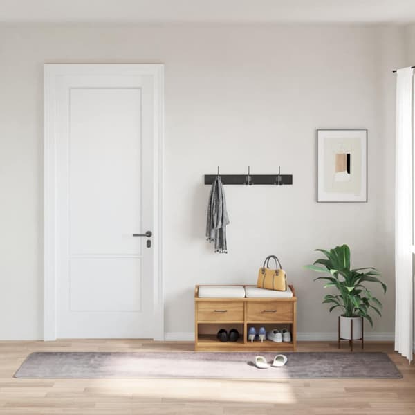 Matta tvättbar 80x300 cm grå