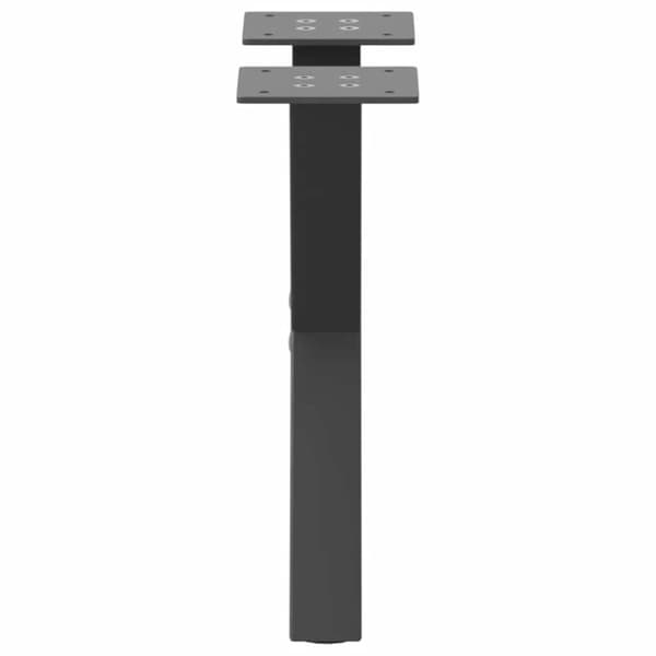 Soffbordsben X-formade 2 st antracit 30x(30-31) cm stål