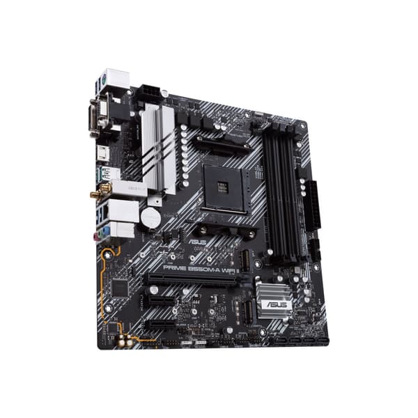ASUS PRIME B550M-A WIFI II - moderkort - micro ATX - Socket AM4 - AMD B550