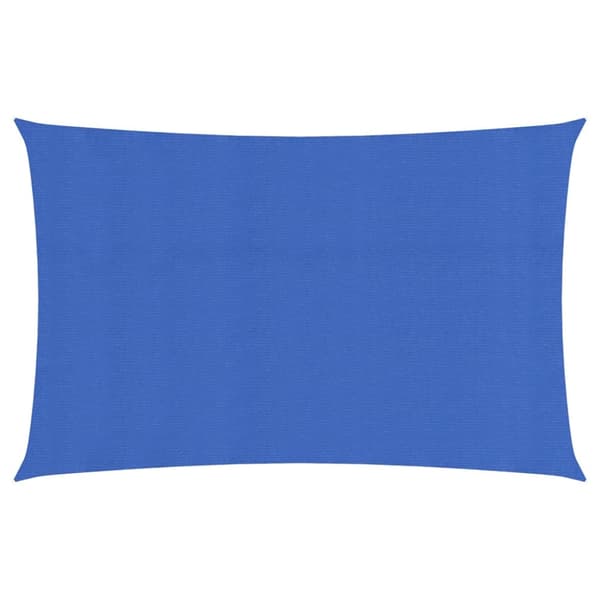 Solsegel 160 g/m² rektangulär blå 4x7 m HDPE