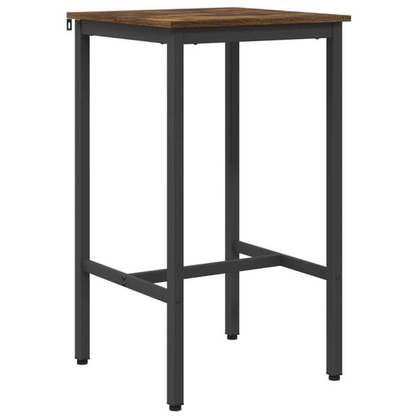 Barbord 52 x 52 x 110 cm Konstruerat trä Rökt ek Rektangulär
