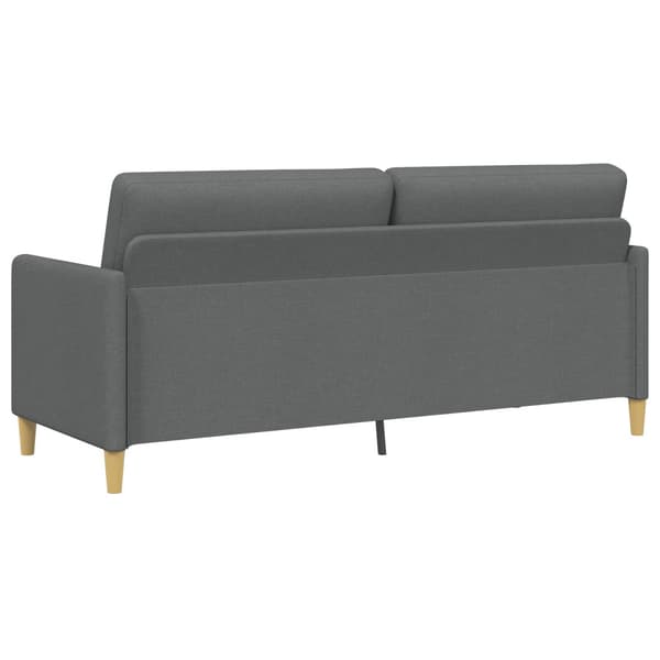 Soffa med förvaring Mörkgrå 192 x 78 x 87 cm Polyester