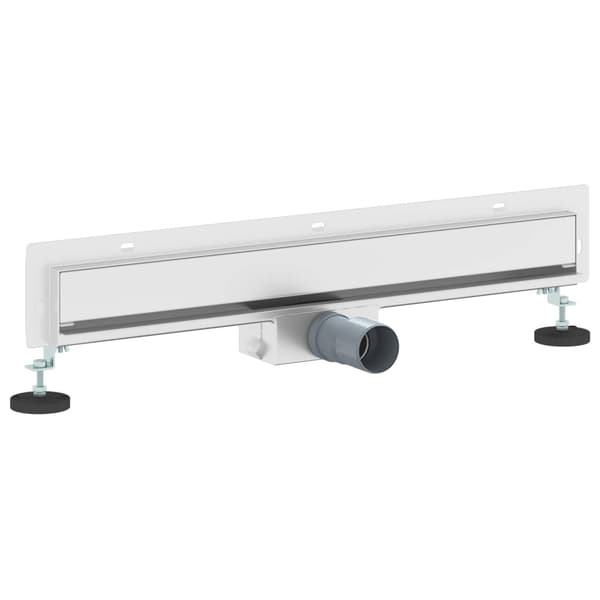 Väggmonterat duschavlopp Silver 60 cm Rostfritt Stål 304