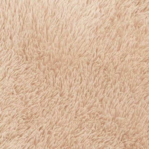 Ryamatta med lång lugg NAVARRA beige 80x150 cm polyester