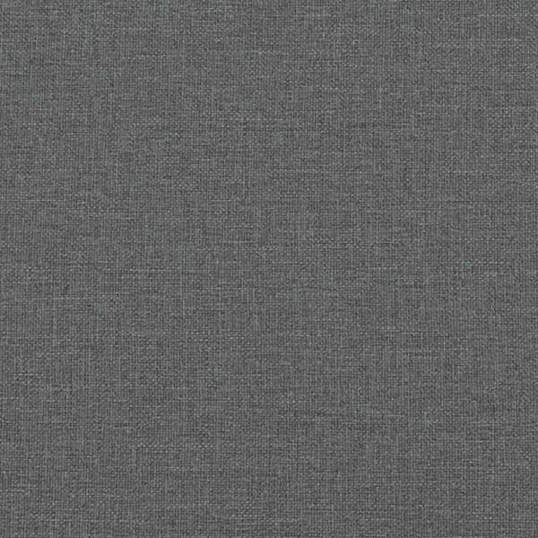 2-sitssoffa mörkgrå 180x77x82 cm tyg