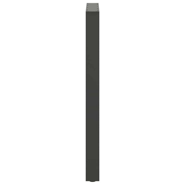 Barbordsben antracit 2 st 60x(100-101) cm stål