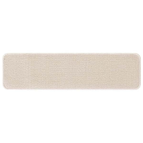 Halkfria trappmattor Rektangulär 15 pcs Kräm 75 x 20 cm PP