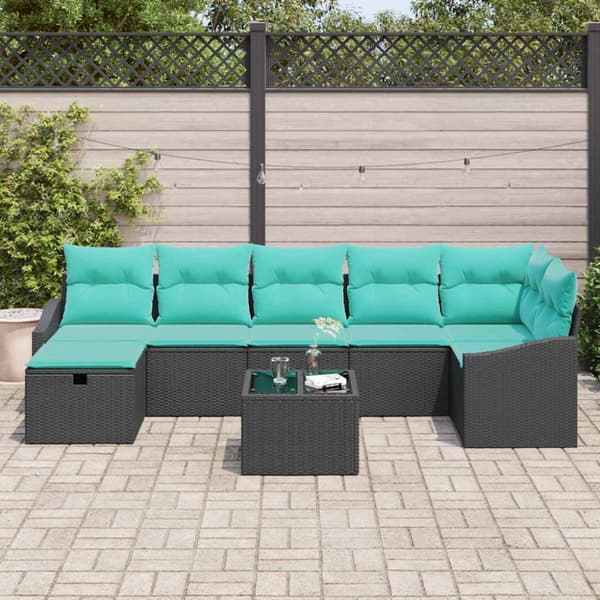 Soffset med kudde med lagring 8 pcs konstrotting