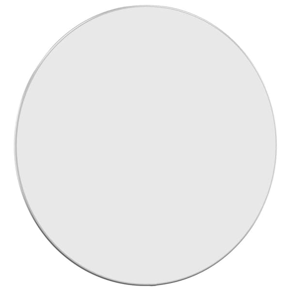 Väggspegel silver Ø 60 cm rund