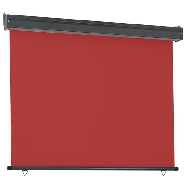 Balkongmarkis 125x250 cm röd