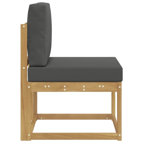 Utomhussoffset Vit och antracit 59 x 63 x 73 cm