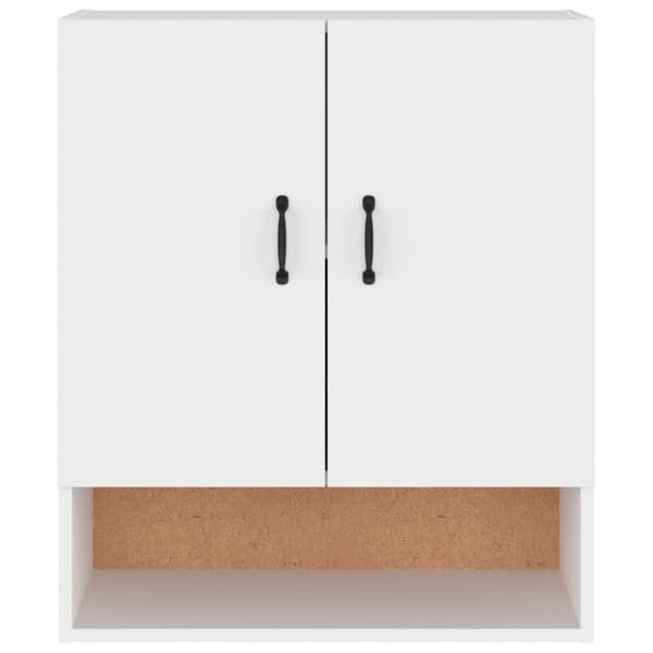 Väggskåp vit 60x31x70 cm konstruerat trä
