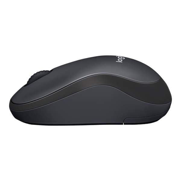 Logitech M220 Silent - mus - 2.4 GHz - träkol