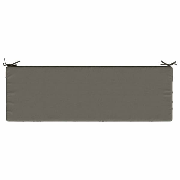 Bänk kudde SOEST 100% Polyester Grå 140 x 50 x 8 cm
