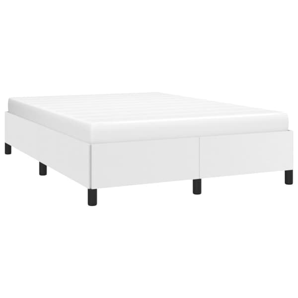 Sängram vit 140x190 cm konstläder