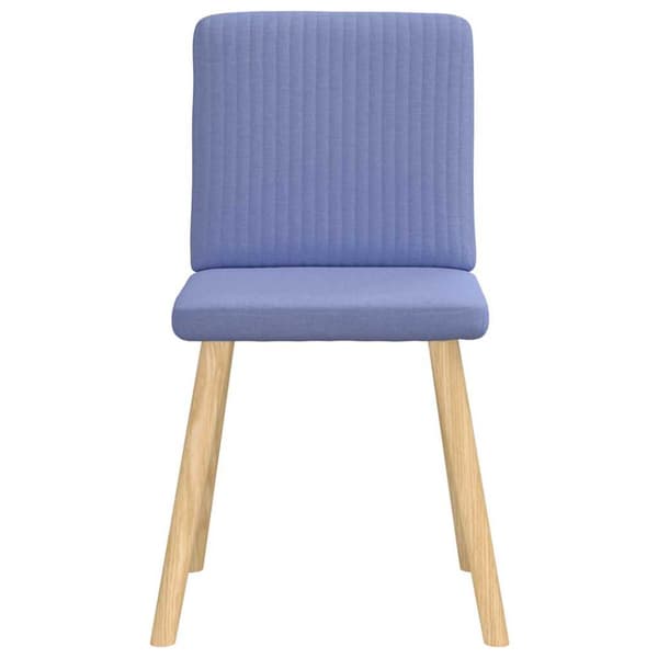 Matstolar 2 st Jeans blått tyg