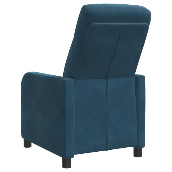 Recliner Blå Sammet (V)