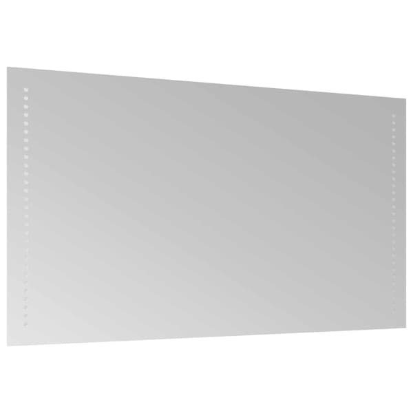 LED Badrumsspegel Transparent 90 x 50 cm härdat glas