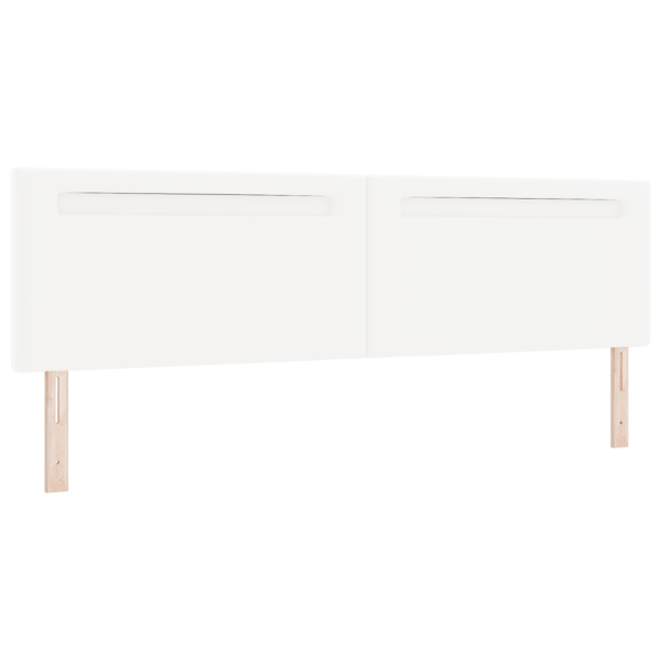 LED huvuddyna Vit 200 cm Konstläder