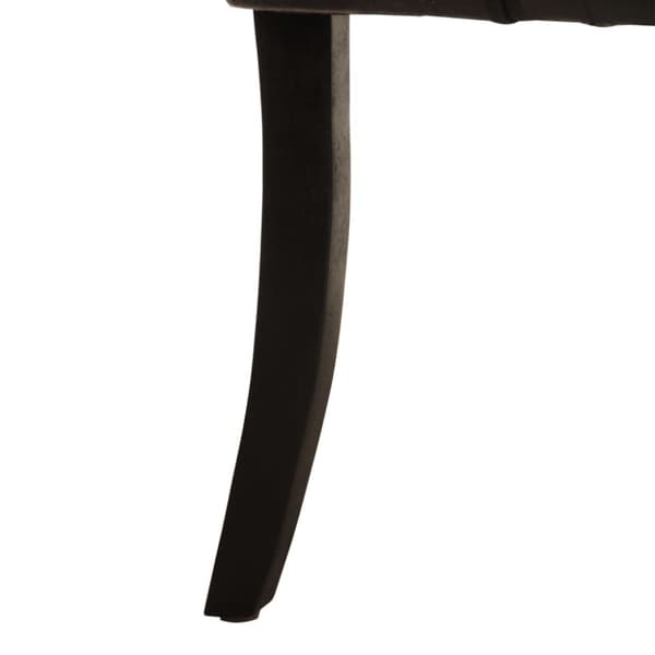 Matstolar 2 st svart äkta getskinn