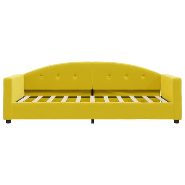 Dagbädd gul 80x200 cm sammet