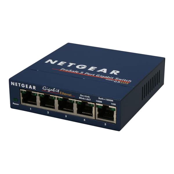 NETGEAR GS105 - switch - 5 portar