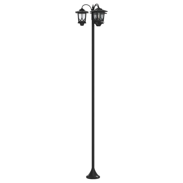 Utomhus Solamp with LED Bulb Svart