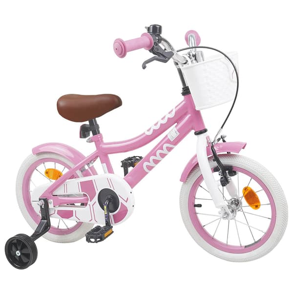 Barncykel 12 Tum för 2-4 åringar Ljusrosa