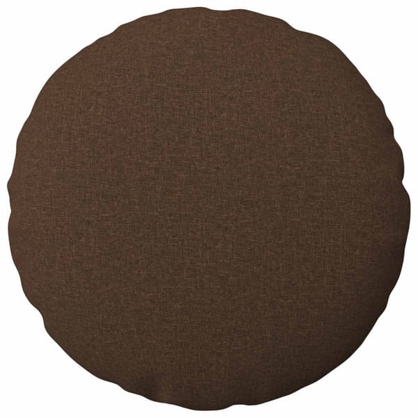 Kuddöverdrag 6 st HEERLEN Brun Ø 50 cm Tyg