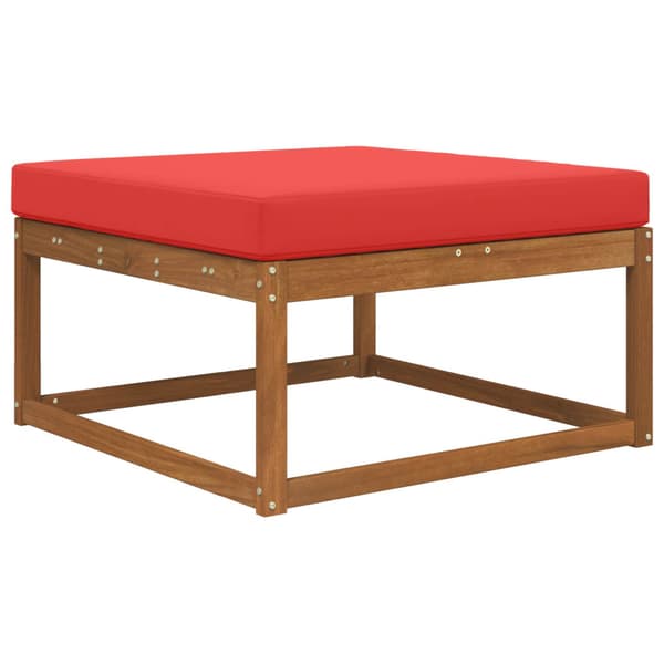 Utomhus Soffa Kudde Röd 80 x 80 x 8 cm Polyester