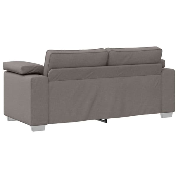 Tvåsitssoffa Taupe 180 cm tyg