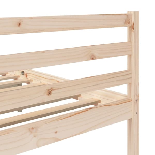 Sängram massiv furu 120x200 cm