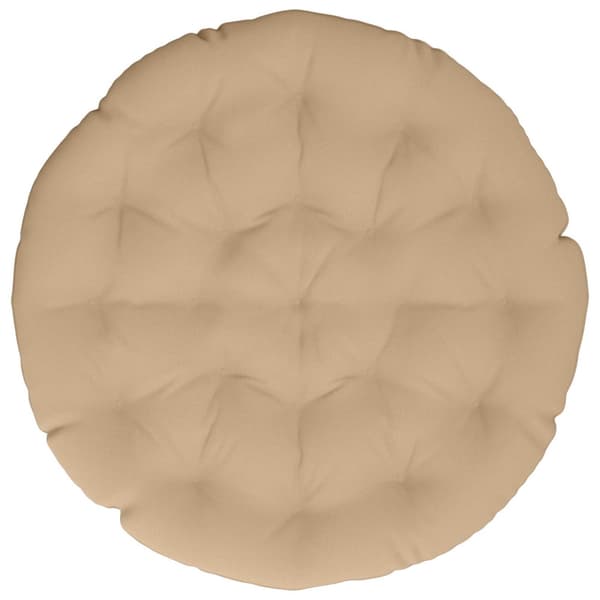 Papasan-kudde VIANEN 100% Polyester Sand Ø 100 x 12 cm