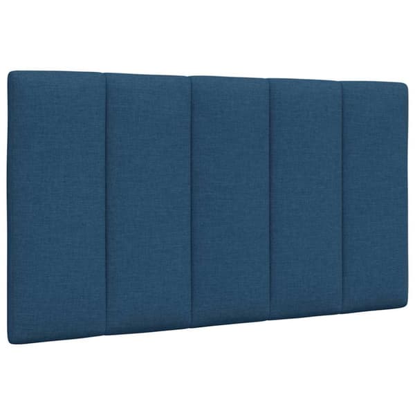 Bed Frame without Mattress "Hanko" Blue 90x190 cm Fabric