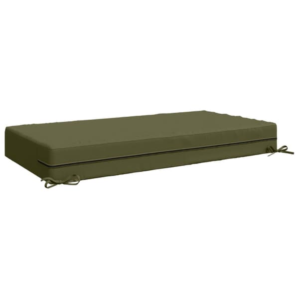 Sittkudde SOEST 100% Polyester Olivgrön 120 x 60 x 15 cm