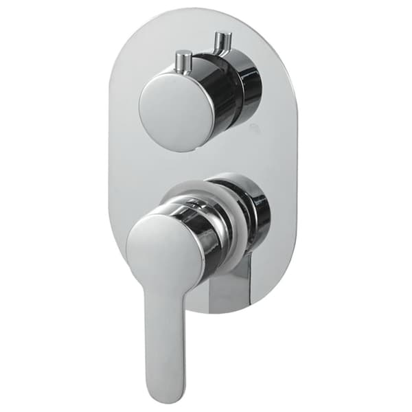 Duschsystem rostfritt stål 201 silver