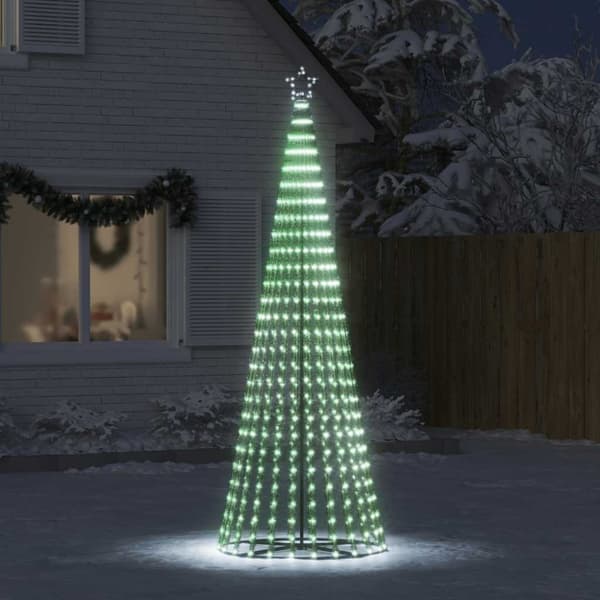LED julgran 475 LEDs kallvit 247 cm