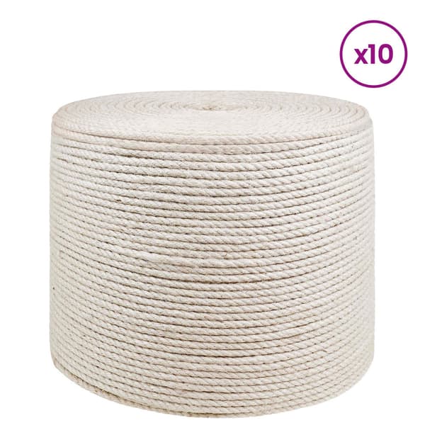 Jutegarn 10 pcs 2 Vit 100% Tossa jute
